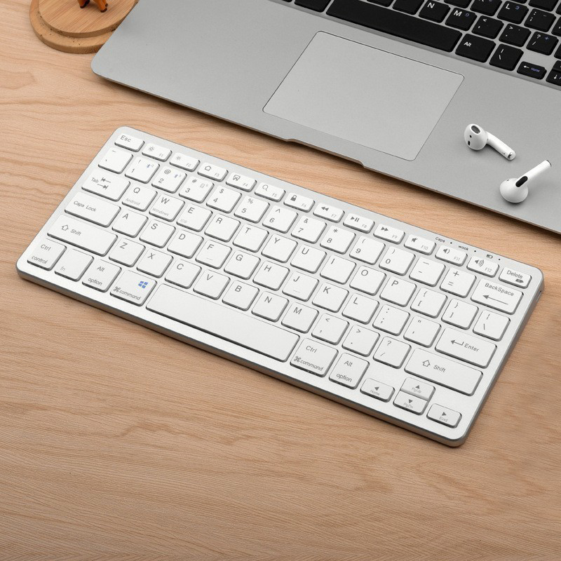 Bàn Phím Bluetooth Mini Không Dây Pin Sạc Kết Nối 2.4G Dùng Cho Điện Thoại, Laptop, Máy Tính Bảng - K818