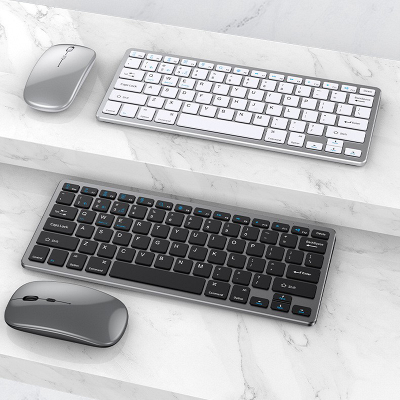 Bàn Phím Bluetooth Mini Không Dây Pin Sạc Kết Nối 2.4G Dùng Cho Điện Thoại, Laptop, Máy Tính Bảng - K818
