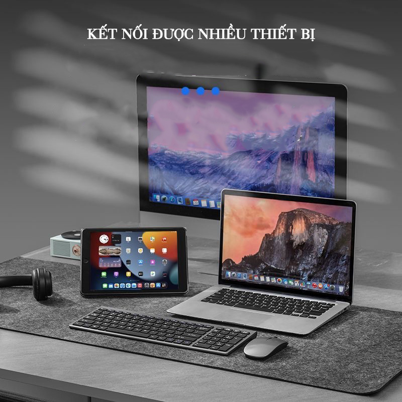 Bàn Phím Bluetooth Mini Không Dây Pin Sạc Dùng Cho Laptop, Điện Thoại, Máy Tính Bảng - K819N