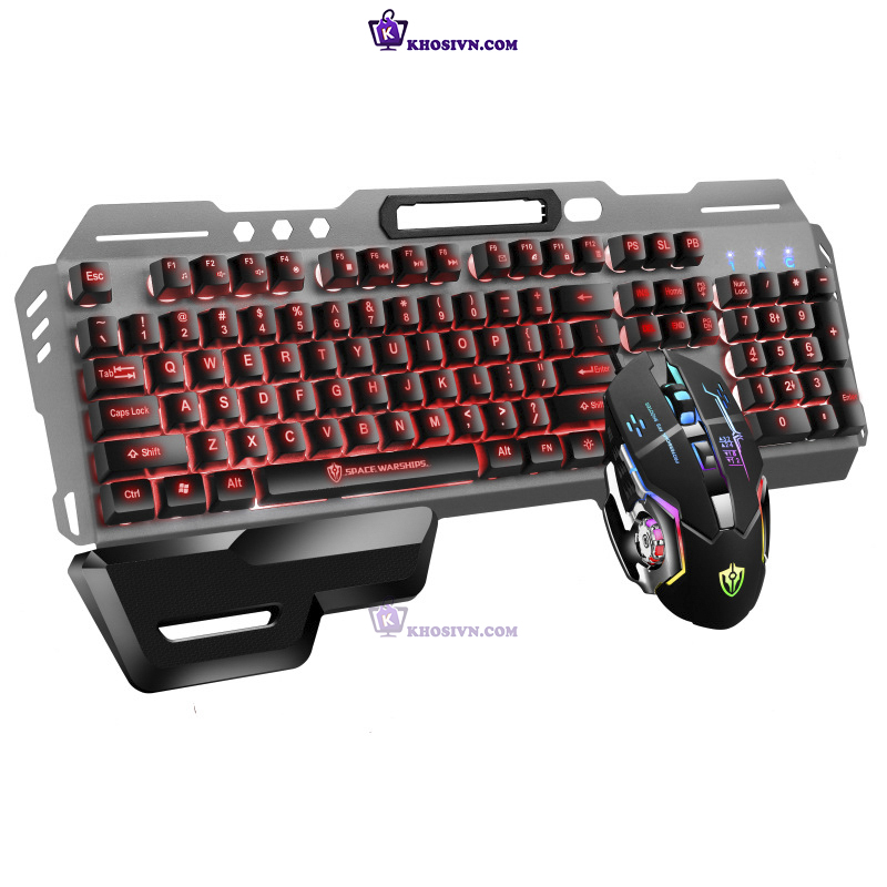 Bàn Phím Có Dây Giả Cơ Gaming Máy Tính LED Thiết Kế Độc Đáo RGB Chuyên Game Văn Phòng - GK75