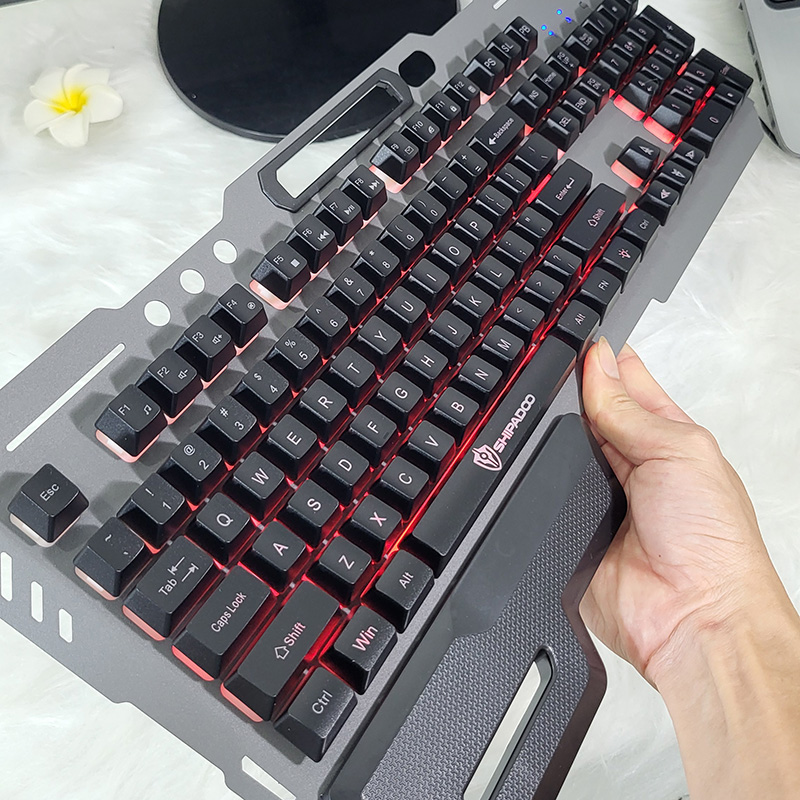 Bàn Phím Có Dây Giả Cơ Gaming Máy Tính LED Thiết Kế Độc Đáo RGB Chuyên Game Văn Phòng - GK75