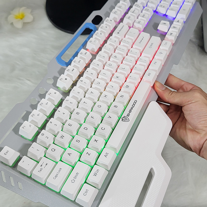 Bàn Phím Có Dây Giả Cơ Gaming Máy Tính LED Thiết Kế Độc Đáo RGB Chuyên Game Văn Phòng - GK75