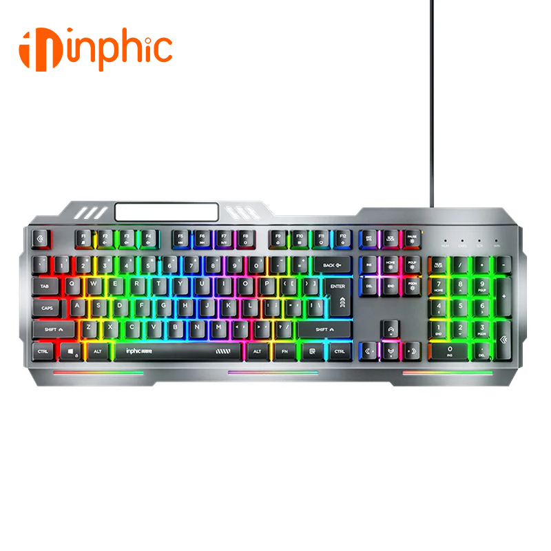 Bàn Phím Có Dây Giả Cơ Gaming Có Dây Full Size 104 Phím - Inphic K2