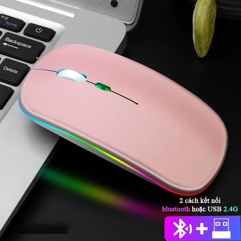 Bộ Bàn Phím Bluetooth Cho Điện Thoại Máy Tính Bảng Không Dây 10 inch Có Đèn LED RGB - B2