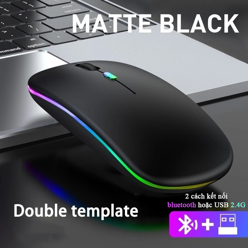 Bộ Bàn Phím Bluetooth Cho Điện Thoại Máy Tính Bảng Không Dây 10 inch Có Đèn LED RGB - B2