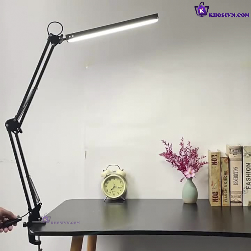 Đèn LED Kẹp Bàn 12W Cỡ Lớn 3 Màu Ánh Sáng LT-01