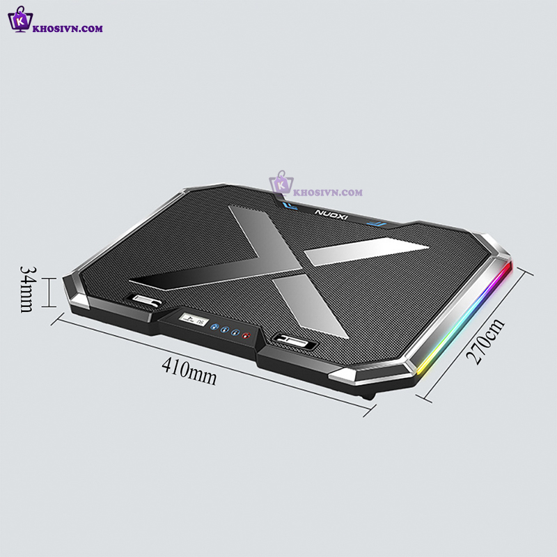 Đế Tản Nhiệt Laptop Gaming Làm Mát Nhanh Chống Ồn Q8