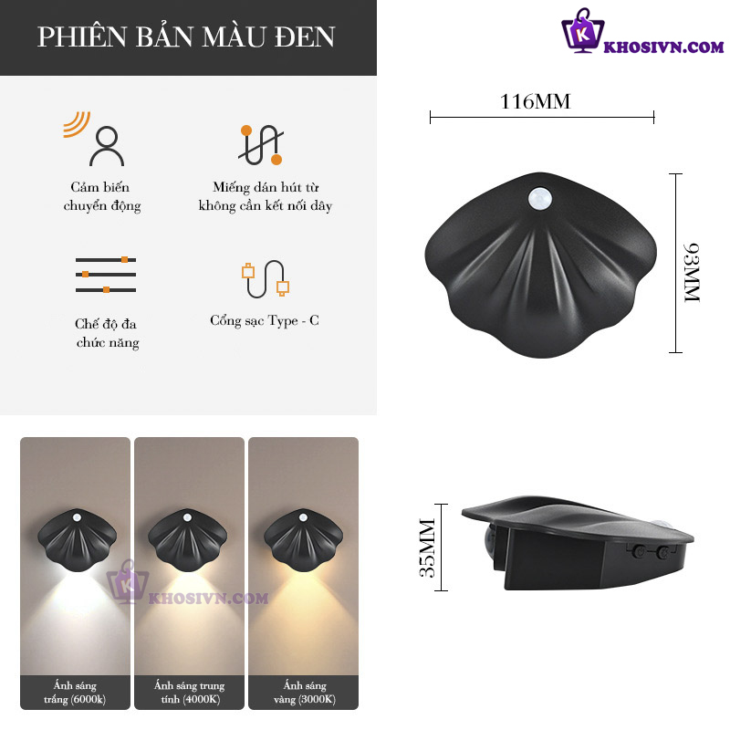 Đèn LED Cảm Biến Gắn Tường L2601VS