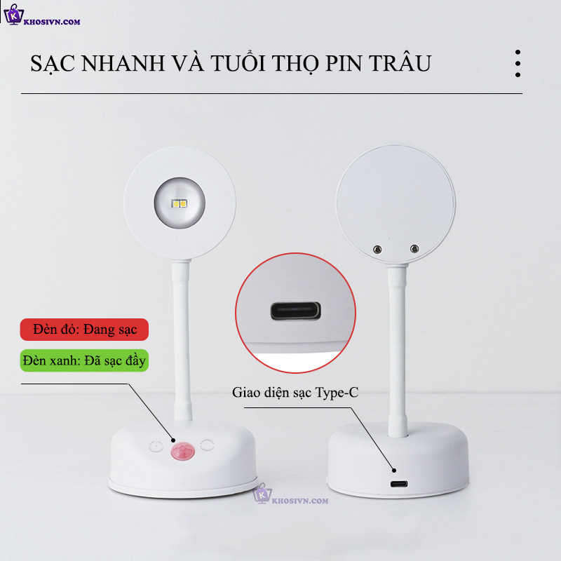 Đèn Cảm Biến Chuyển Động Đèn LED Không Dây Trang Trí Gắn Tường Rọi Tranh L2201