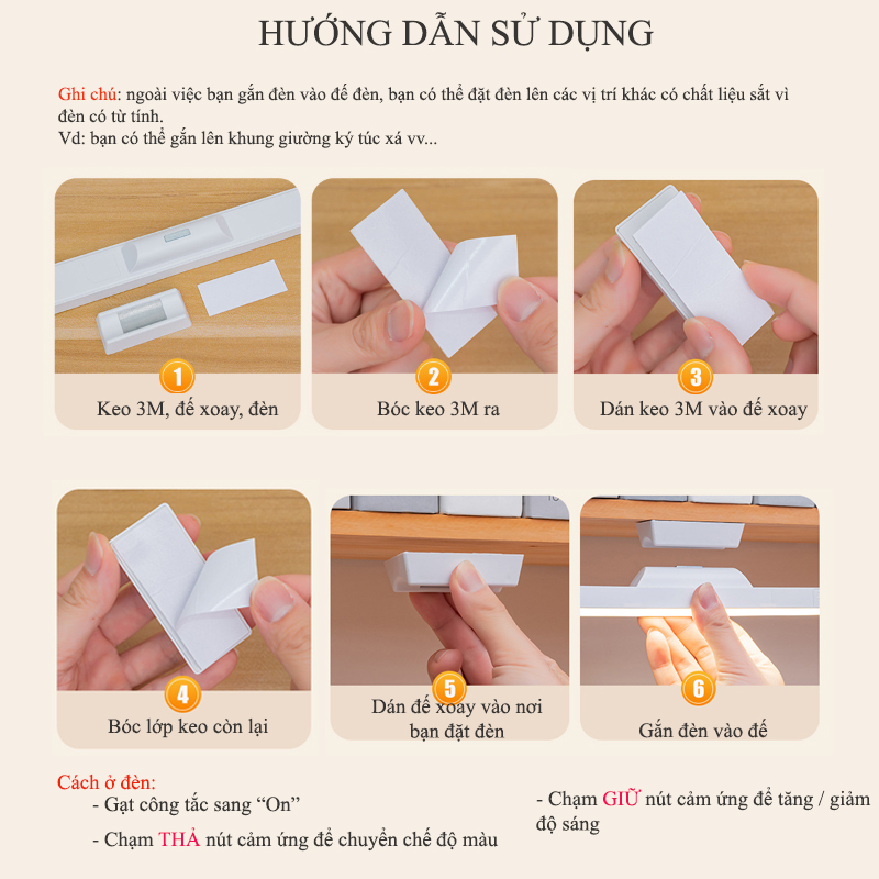 Hướng Dẫn Sử Dụng Đèn Led Gắn Tường SL-976