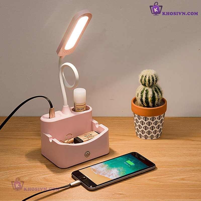 Đèn Tích Điện Pin Sạc Cho Bé 3 Màu Ánh Sáng Điều Chỉnh Được Độ Sáng SL-868