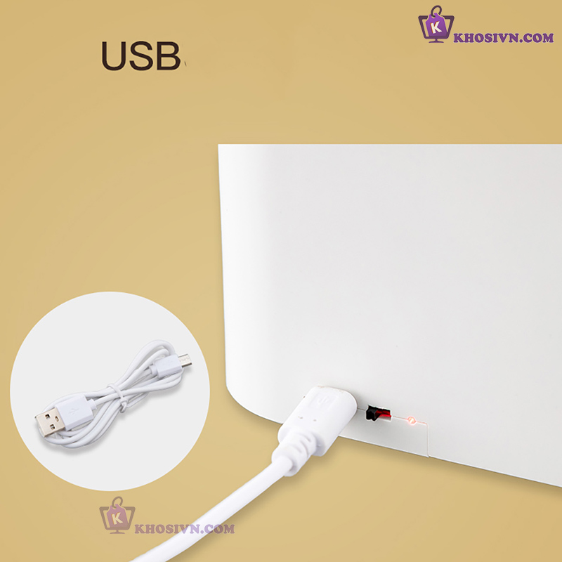 Đèn Tích Điện Pin Sạc Cho Bé 3 Màu Ánh Sáng Điều Chỉnh Được Độ Sáng SL-868
