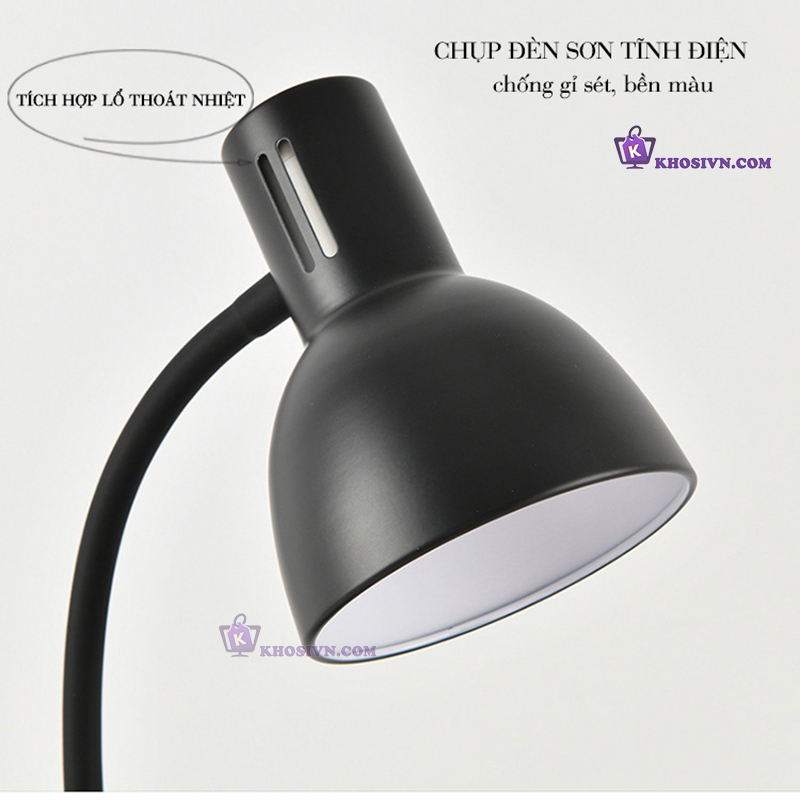 Đèn Bàn Học Để Bàn Làm Việc Đọc Sách Cắm Điện Chống Cận Thị - D1007