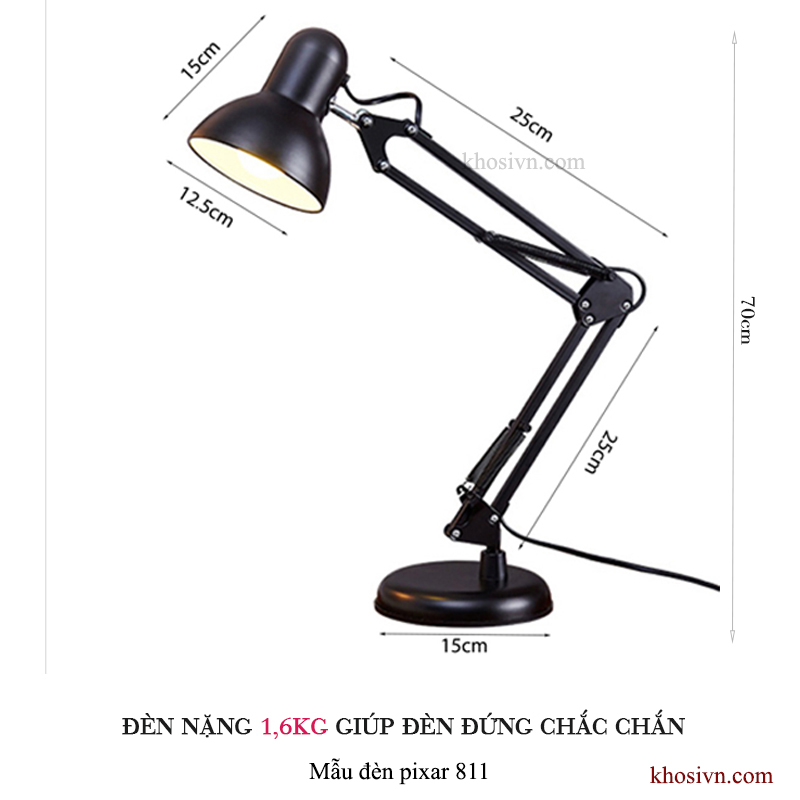 Đèn Bàn Học Chống Cận Thị Pixar PX-811