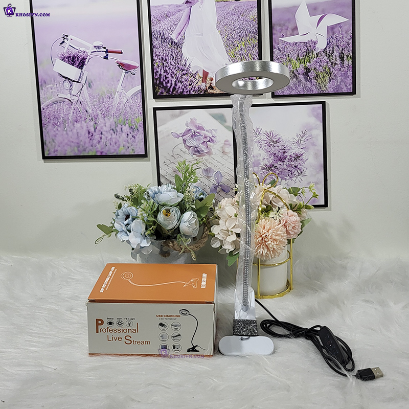 Đèn Học Cắm Điện Kẹp Bàn Siêu Sáng 3 Màu Ánh Sáng SG-118