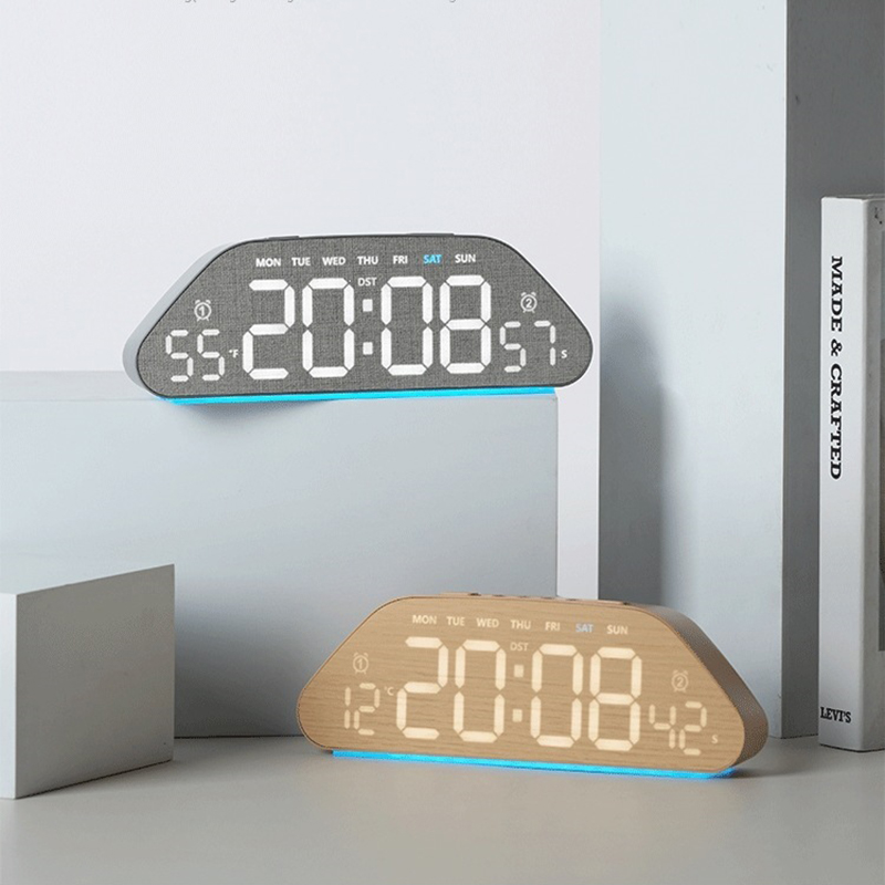 Đồng Hồ LED Để Bàn Decor Đa Năng Có Báo Thức Và LED Nền - 5532/5535