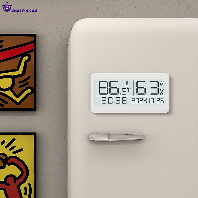 Đồng Hồ LED LCD Đo Độ Ẩm Màn Hình Để Bàn Có Chức Năng Báo Thức, Đo Nhiệt Độ, Hiển Thị Thời Gian - 813EN