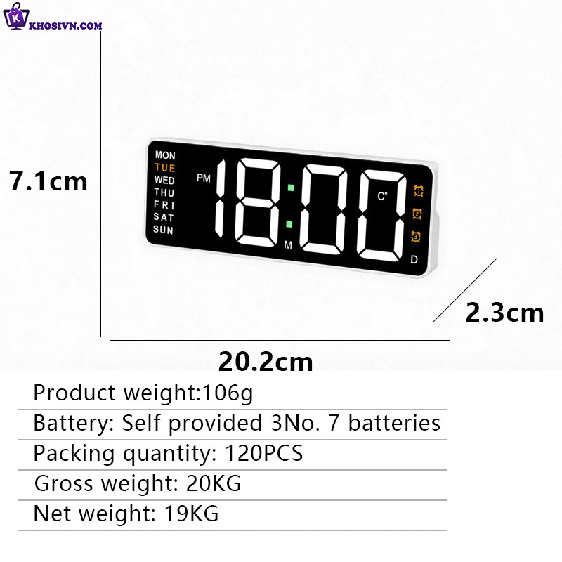 4. Tại Sao Bạn Nên Mua Đồng Hồ LED Decor Để Bàn Decor 3 Chế Độ Báo Thức Hiển Thị Thứ Nhiệt Độ - CY-0802 Tại Khosivn?