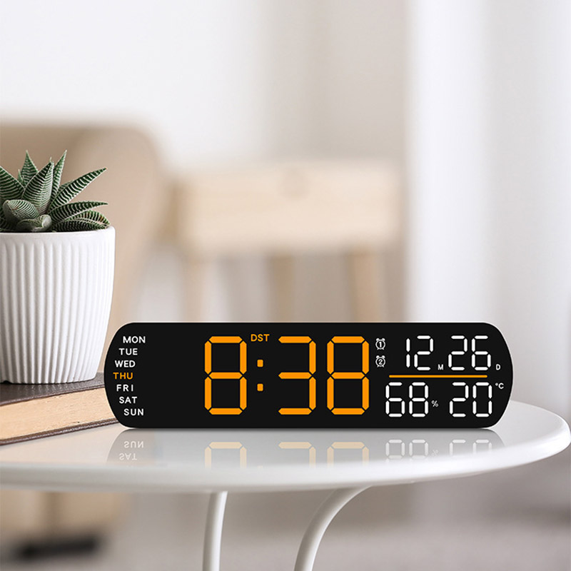 Đồng Hồ LED Báo Thức Để Bàn Đa Năng Có Hiển Thị Nhiệt Độ, Độ Ẩm, Bấm Giờ - 5512