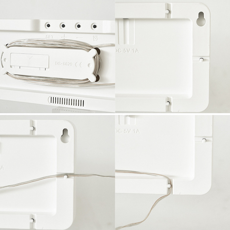 Đồng Hồ LED Treo Tường Để Bàn Có Báo Thức, Đếm Ngược, Bấm Giờ - 6629