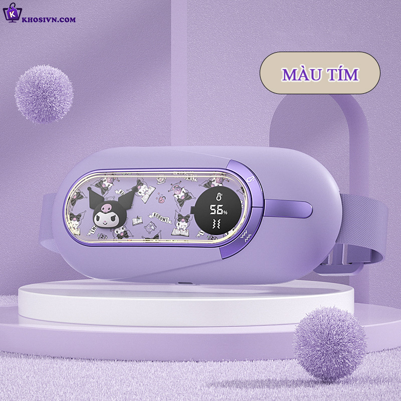 Đai Đeo Massage Làm Ấm Bụng Giảm Đau Bụng Đau Lưng Đau Bụng Kinh Ngày Dâu Cho Phụ Nữ