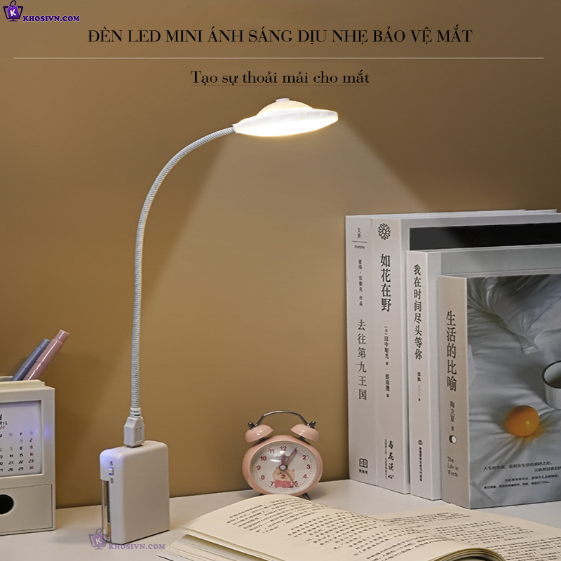 Đèn USB Đèn Bảo Vệ Mắt Đèn LED Đọc Sách Mini Di Động Uốn Dẻo DUSB - Vũ Trụ