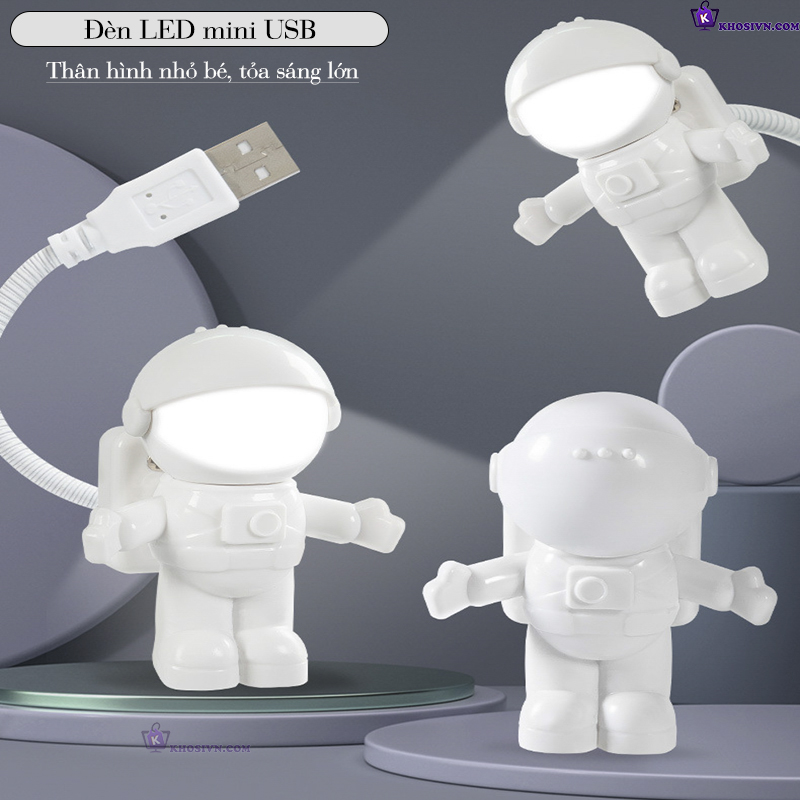 Đèn USB Đèn Bảo Vệ Mắt Đèn LED Đọc Sách Mini Di Động Uốn Dẻo DUSB - Vũ Trụ