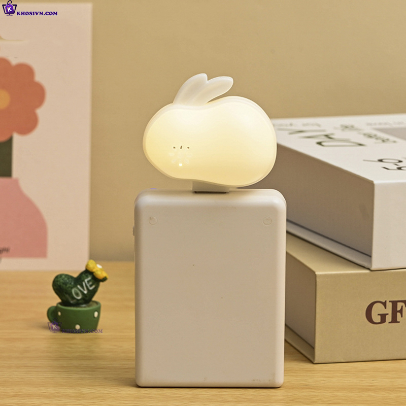 Đèn USB Đèn Ngủ Bảo Vệ Mắt Đèn LED Đọc Sách Mini Di Động DUSB-Thỏ