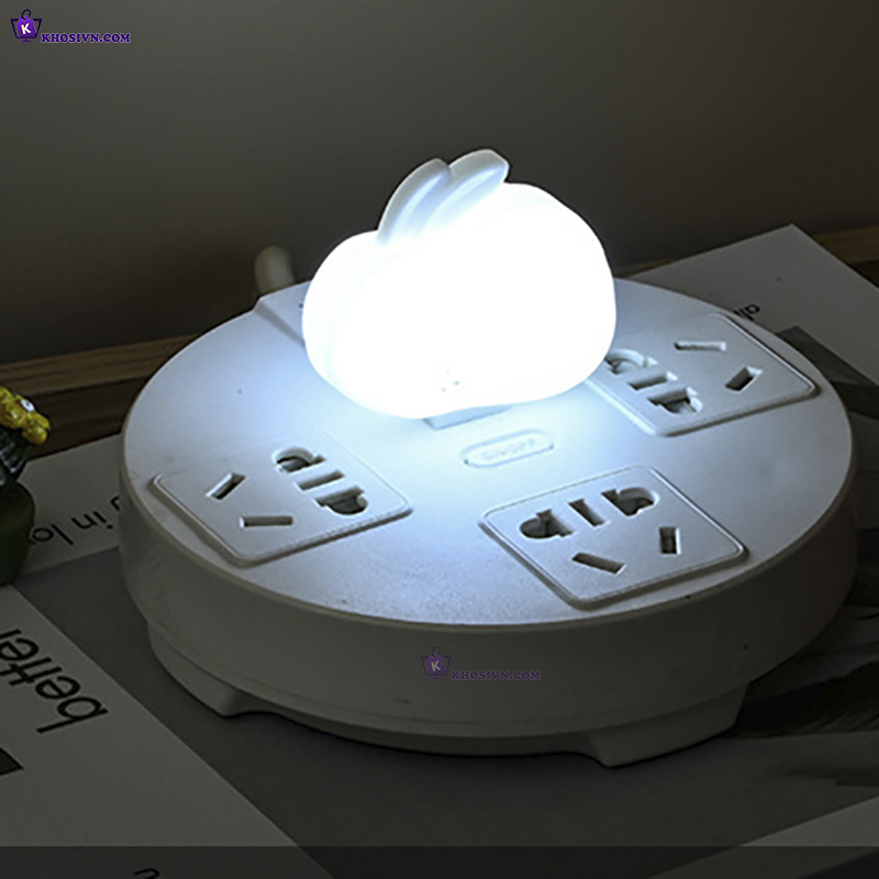 Đèn USB Đèn Ngủ Bảo Vệ Mắt Đèn LED Đọc Sách Mini Di Động DUSB-Thỏ