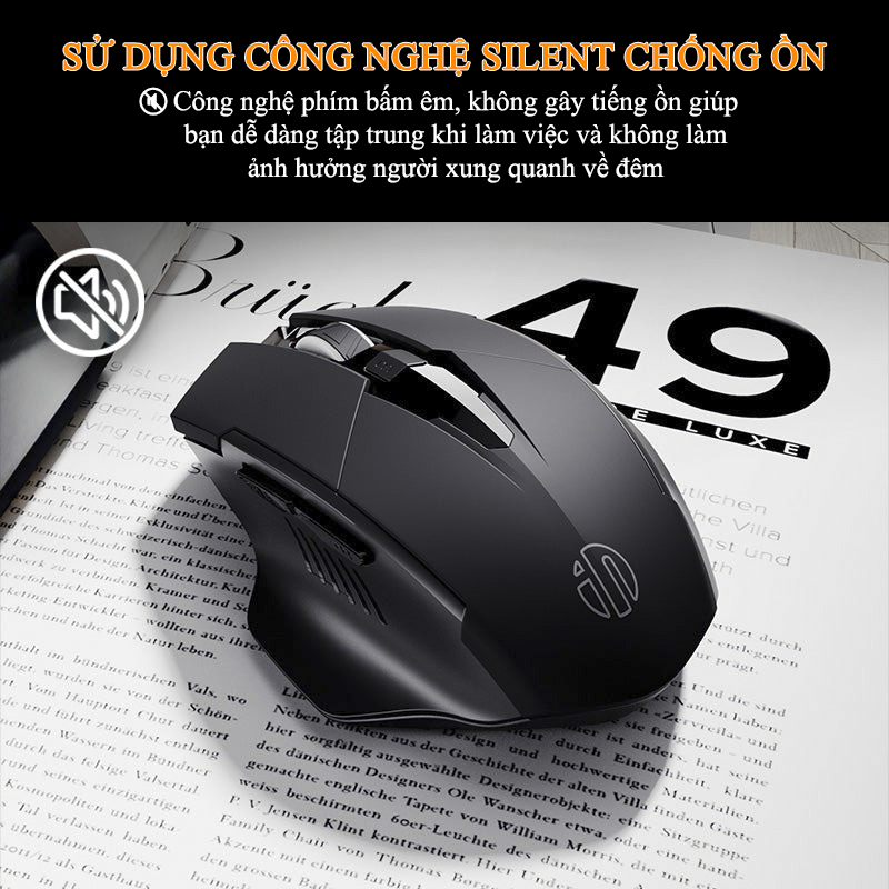 Ưu điểm nổi bật của Chuột Gaming Inphic Không Dây 2.4G Thiết Kế Công Thái Học - Inphic PM6 (F1S)