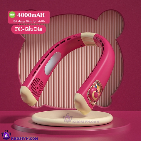 Thông Số Kỹ Thuật Của Quạt Đeo Cổ Disney Không Cánh - Disney-F03