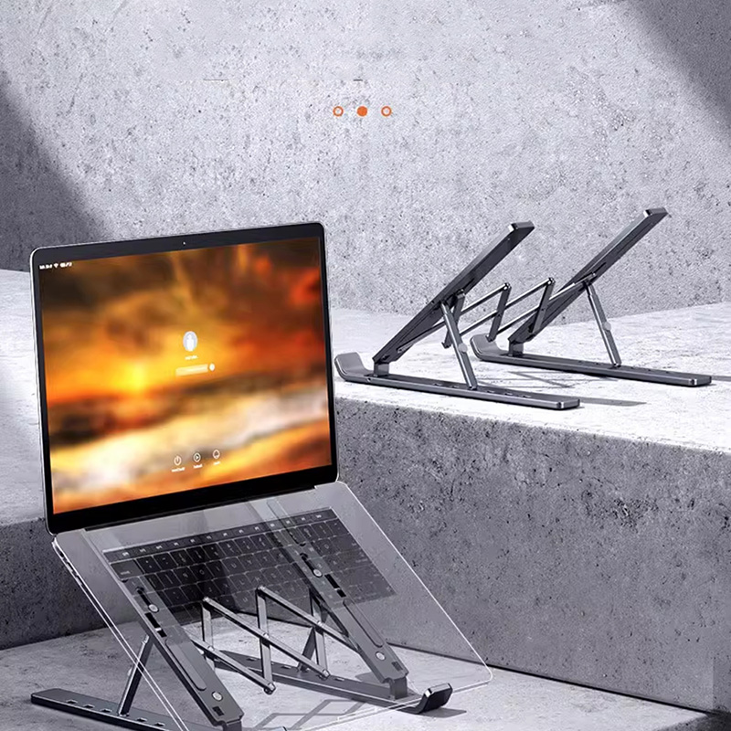 Giá Đỡ Laptop, Giá Kê Laptop Máy Tính Gấp Gọn Chất Liệu Hợp Kim Nhôm Cao Cấp Điều Chỉnh Được Độ Cao - N5 Plus