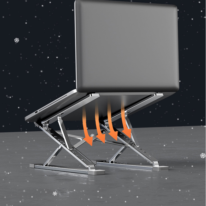Giá Đỡ Laptop Nâng Cao 2 Tầng Gấp Gọn Hợp Kim Nhôm Cao Cấp - N8 2Tầng