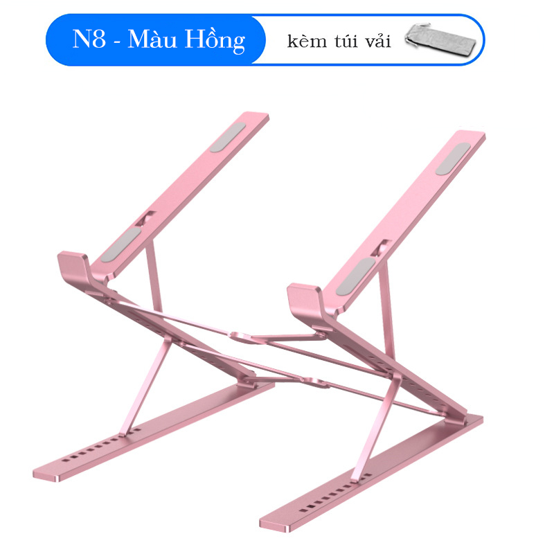 Giá Đỡ Laptop Nâng Cao 2 Tầng Gấp Gọn Hợp Kim Nhôm Cao Cấp - N8 2Tầng