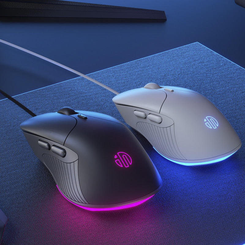 Chuột Gaming Inphic Văn Phòng Có Dây Có LED RGB 4 Mức Điều Chỉnh Độ Nhạy Lên Đến 7200 dpi - Inphic B2