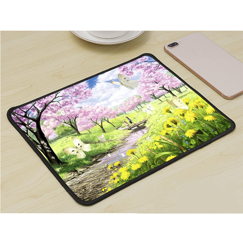 Lót Chuột Nhỏ 21 x 26cm Với Hơn 90+ Mẫu Dễ Thương Có Bo Viền - Mã 02