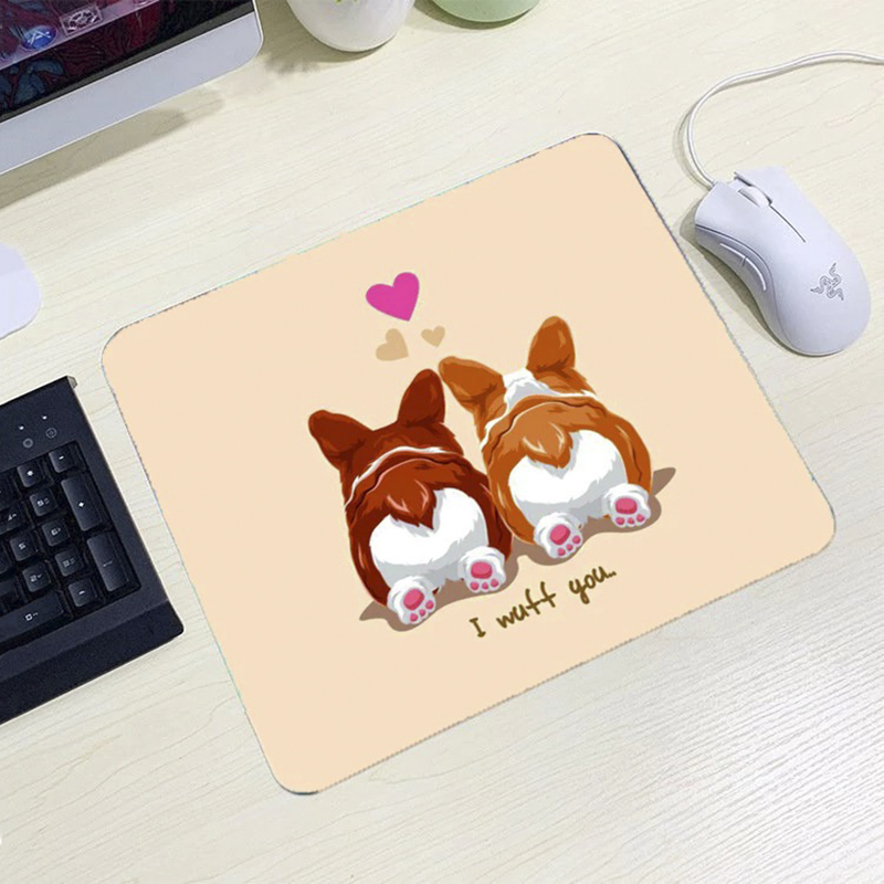 Lót Chuột Nhỏ 21 x 26cm Với Hơn 90+ Mẫu Dễ Thương Có Bo Viền - Mã 02
