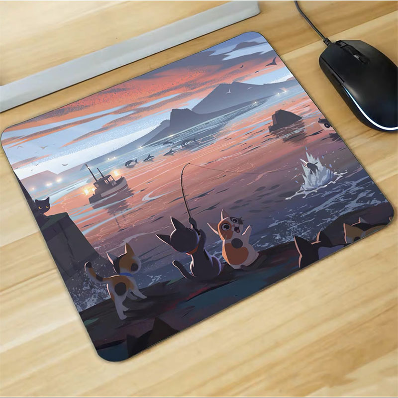 Lót Chuột, Bàn Di Chuột Nhỏ 21 x 26cm Dễ Thương Có Bo Viền - Mã 01