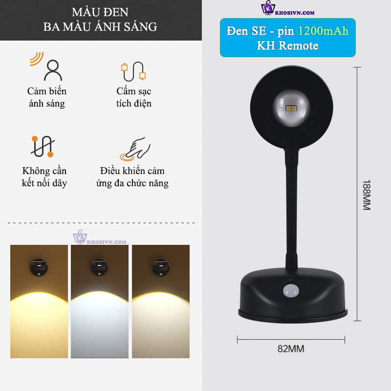 Đèn Cảm Biến Chuyển Động Đèn LED Không Dây Trang Trí Gắn Tường Rọi Tranh L2201