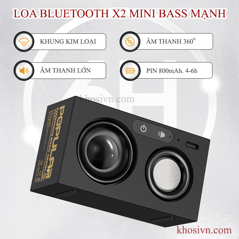 Loa Bluetooth Mini Basix X1