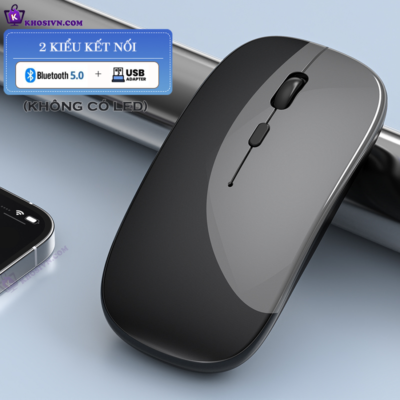 Chuột Bluetooth Không Dây Pin Sạc Siêu Mỏng Chuột Dùng Cho Điện Thoại Máy Tính - M1