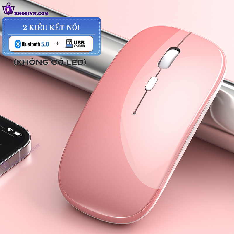 Chuột Bluetooth Không Dây Pin Sạc Siêu Mỏng Chuột Dùng Cho Điện Thoại Máy Tính - M1