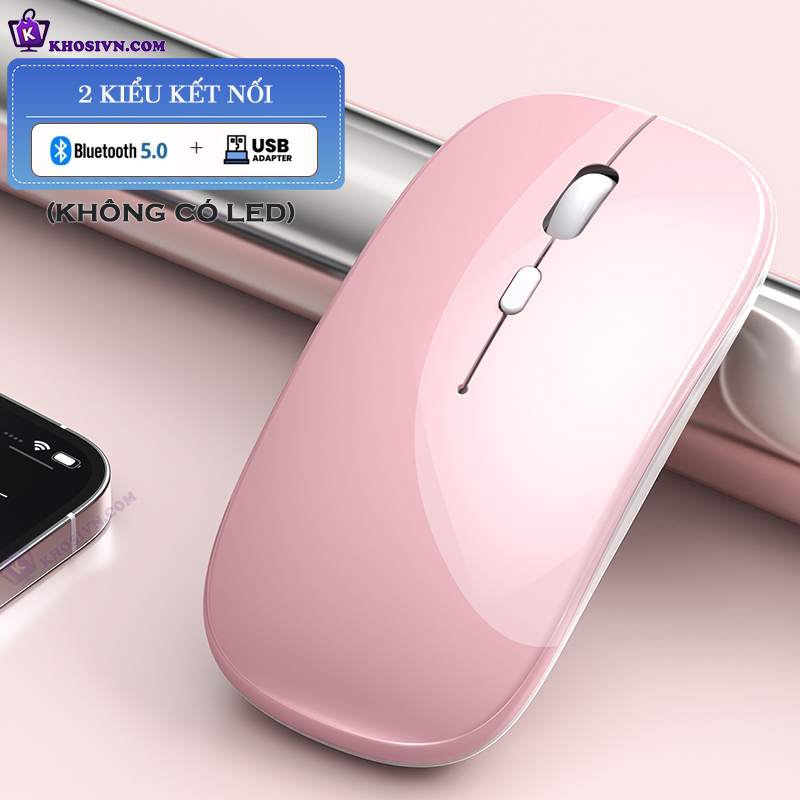 Chuột Bluetooth Không Dây Pin Sạc Siêu Mỏng Chuột Dùng Cho Điện Thoại Máy Tính - M1