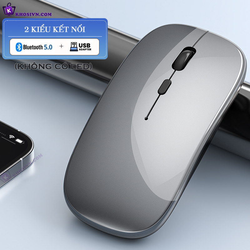 Chuột Bluetooth Không Dây Pin Sạc Siêu Mỏng Chuột Dùng Cho Điện Thoại Máy Tính - M1
