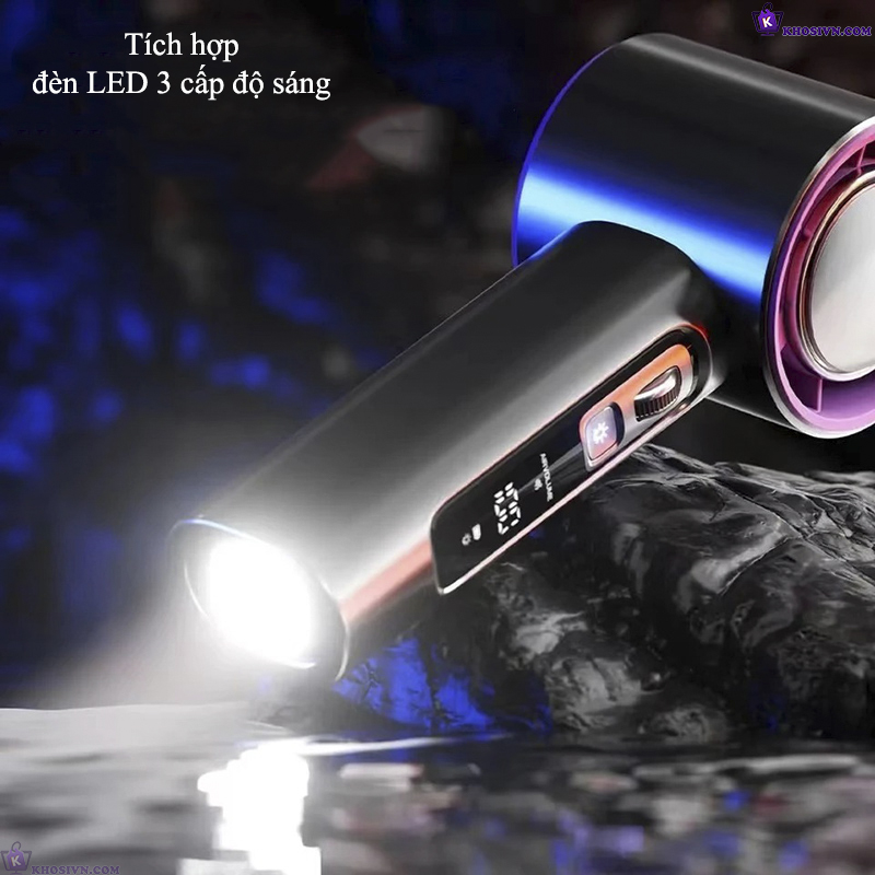 Quạt Turbo Cầm Tay Gió Mạnh Làm Mát Nhanh 100 Cấp Độ Gió - N100