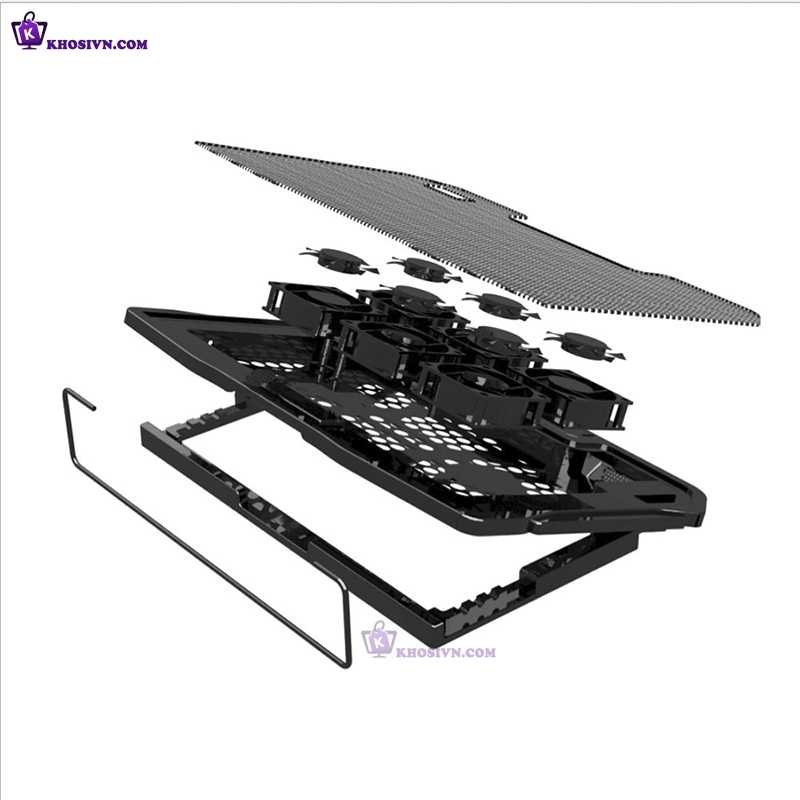 Đế Tản Nhiệt Laptop Đế Tản Nhiệt Làm Mát Máy Tính Nuoxi H9