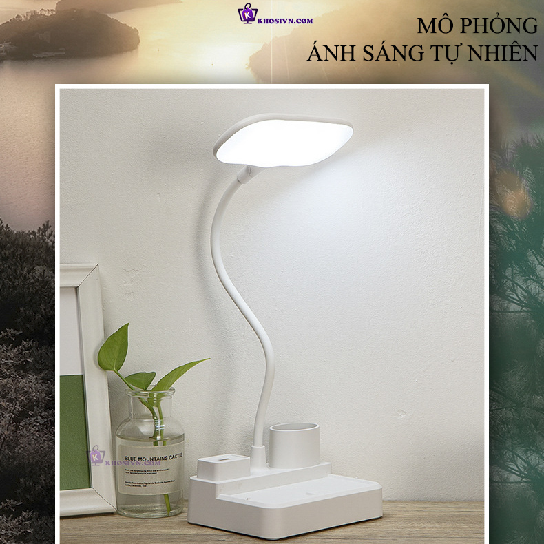 Đèn Học Chống Cận Sạc Tích Điện 3 Màu Ánh Sáng SL-924