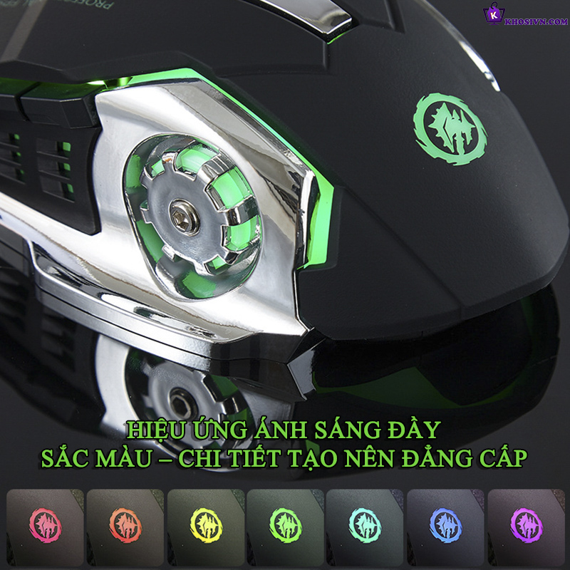 Tính Năng Nổi Bật Của Chuột Gaming Không Dây Bluetooth 2.4G Có LED DPI 3600