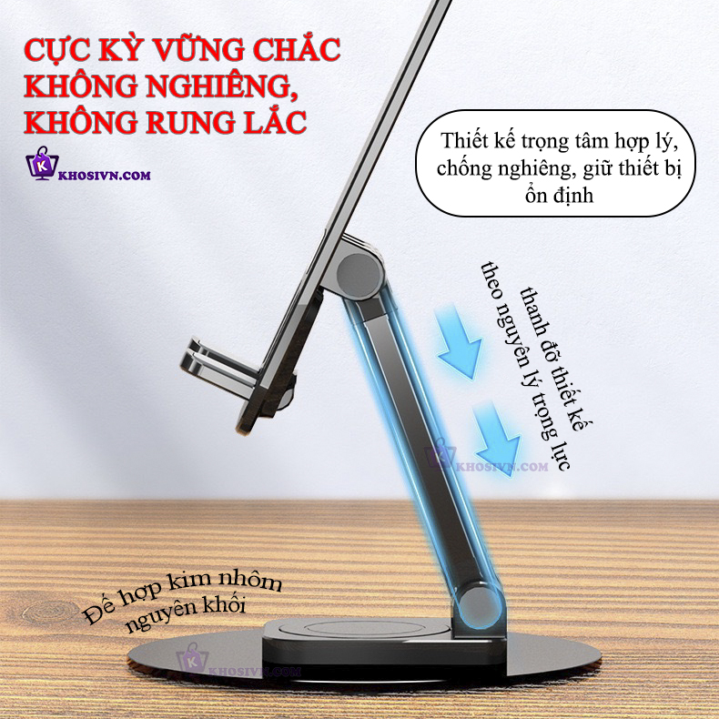 Giá Đỡ Điện Thoại Để Bàn Gấp Gọn Có Thể Điều Chỉnh Được Độ Cao - GDDT-T39B