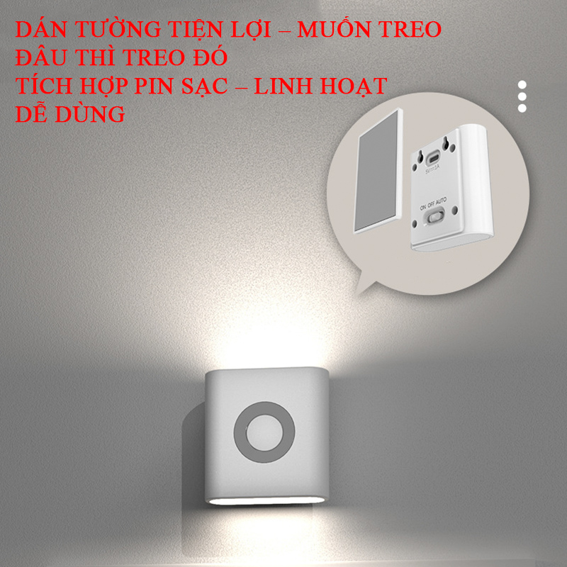 Đèn Ngủ Cảm Biến Chuyển Động, Đèn Trang Trí Gắn Cầu Thang Phòng Ngủ TB-38SGLIR
